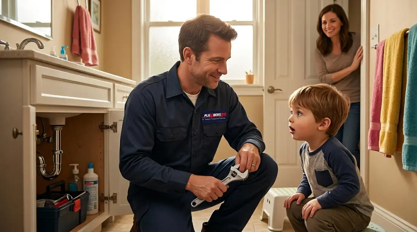 Licensed plumber at work in Richton Park, IL